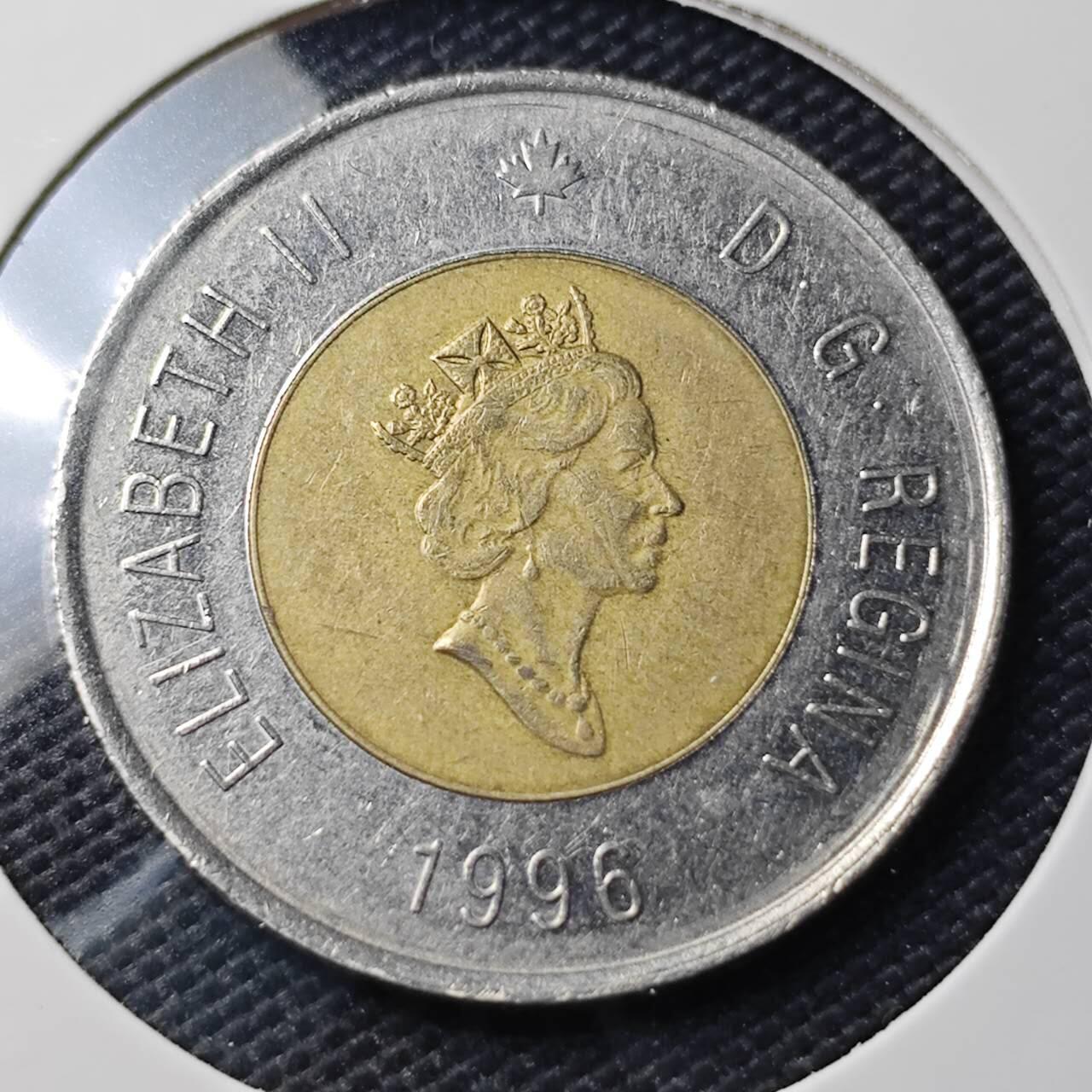 KK钱币收藏小铺   第404期 2月预留时间 周末发货  加拿大2元