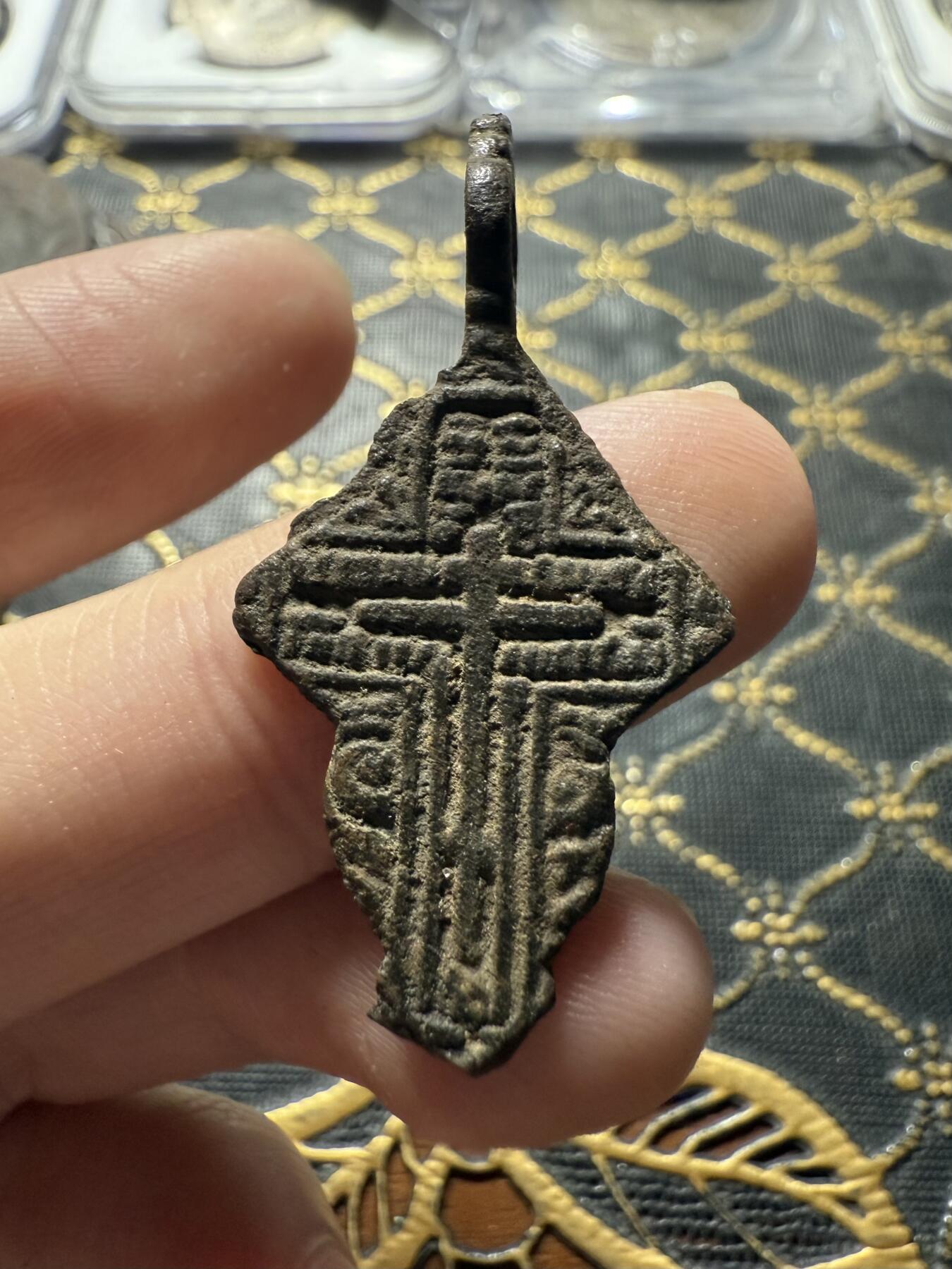 南宋泉阁俄币 外币 国币 专场第二十二期 【送拍无额外佣金】 沙俄 东正教铜十字架 大个头 品相还可以 通货好品