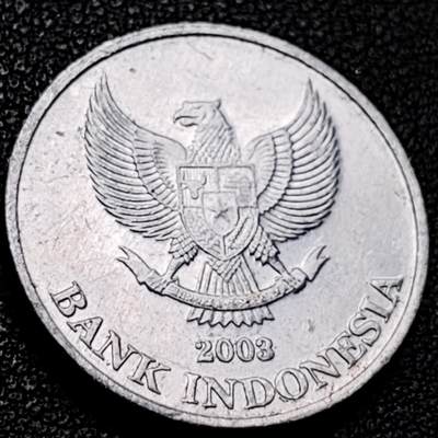 泉币菌-第206场-拍品多 请提前出价 2003年 印度尼西亚 200巴厘岛八歌 25mm 铝币