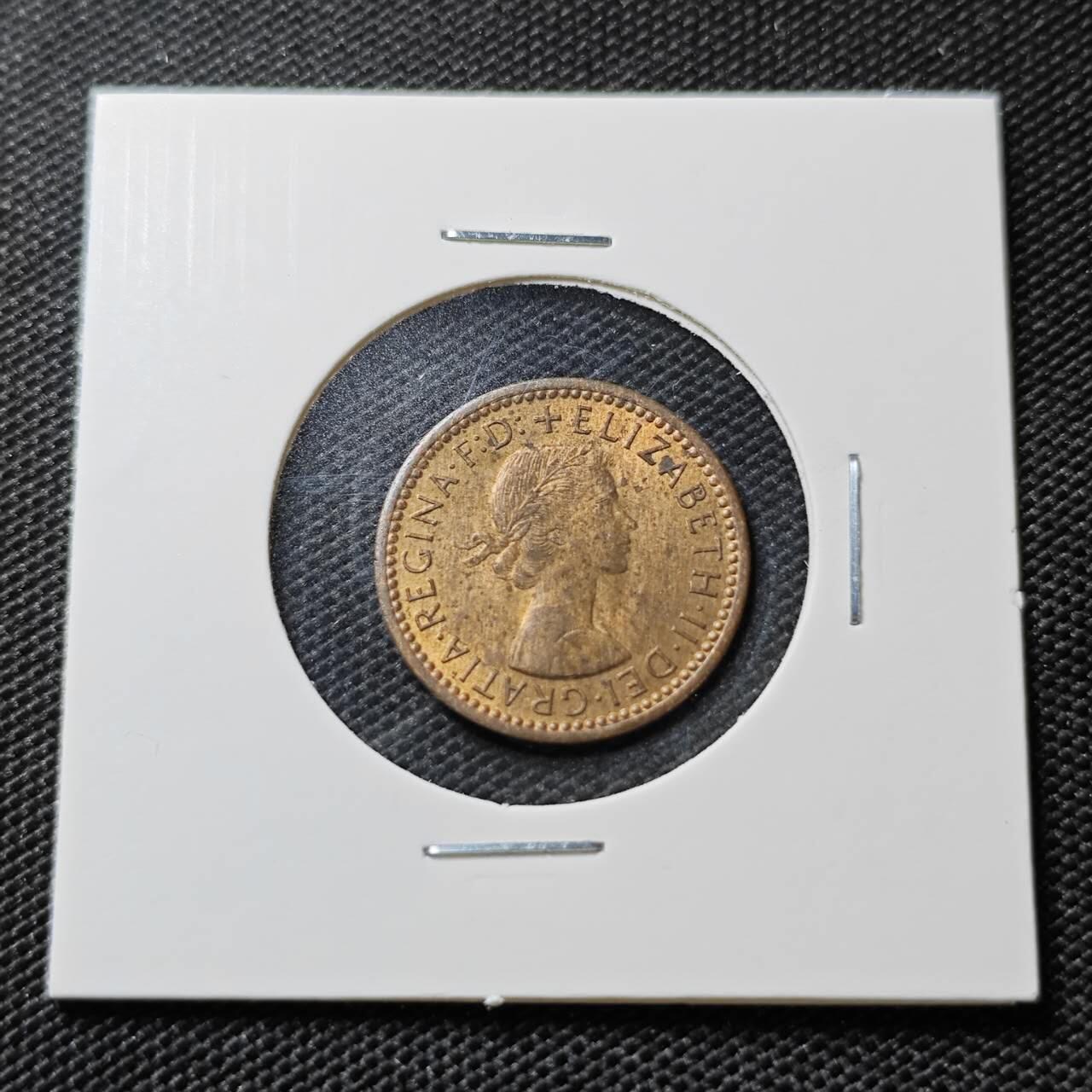 KK钱币收藏小铺   第404期 2月预留时间 周末发货  1954英国1法新