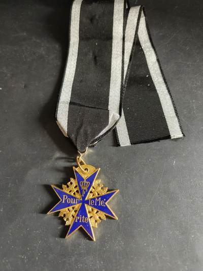 老王徽章第186期 - 德国蓝色马克斯勋章    拷贝版