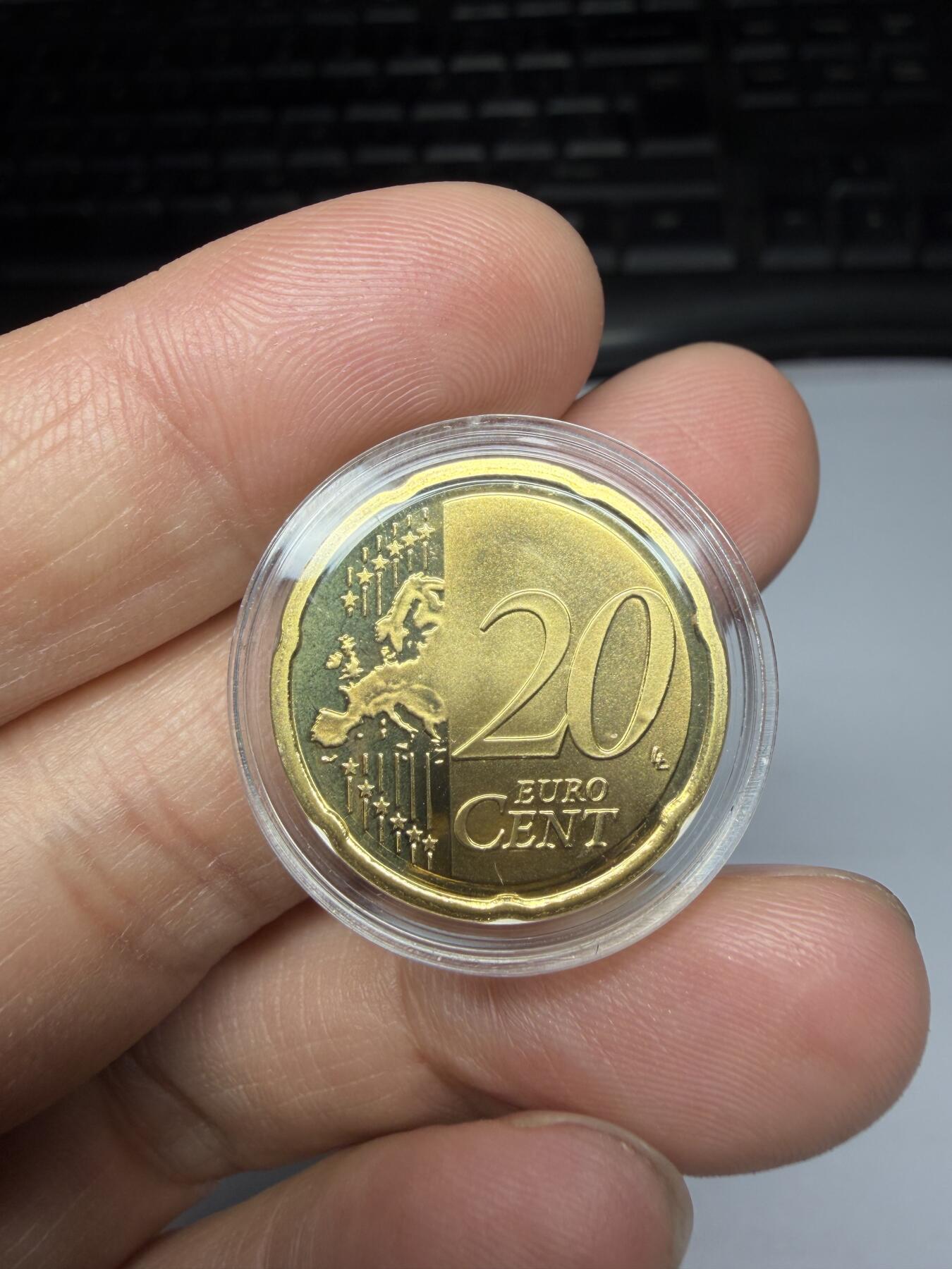 2026年集古藏今外币拍卖第三期-第1场—（总第311拍），可以寄存60天，满160元包邮。 2009年精制20欧分