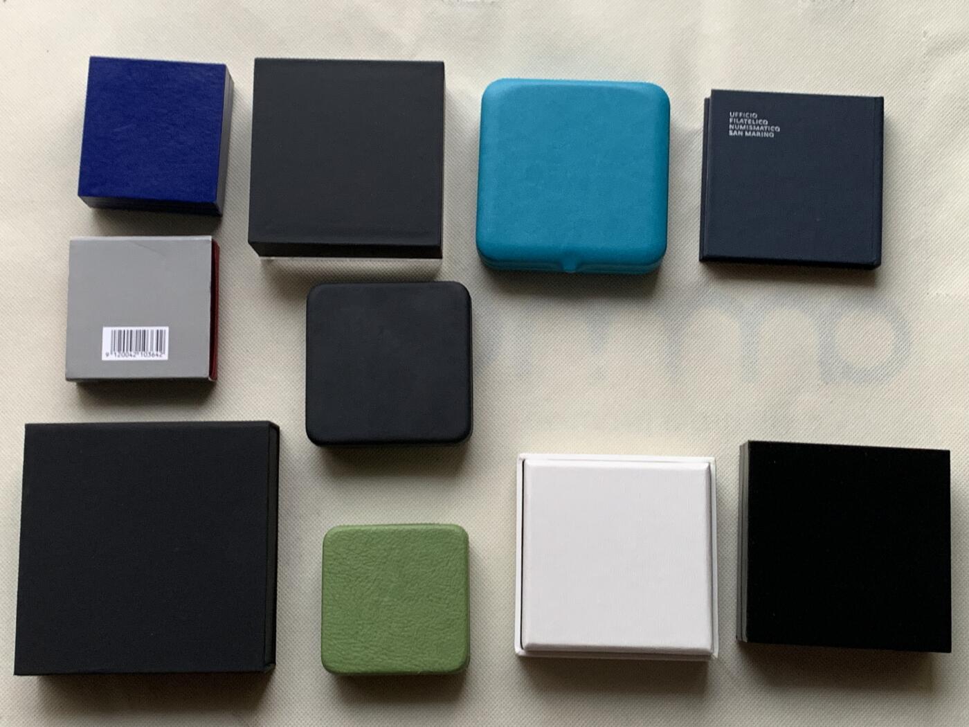 《竞宝斋》第469场 周日，周一 2场连拍 （全场包邮）欢迎送拍 钱币空盒 10个一组 细节见图