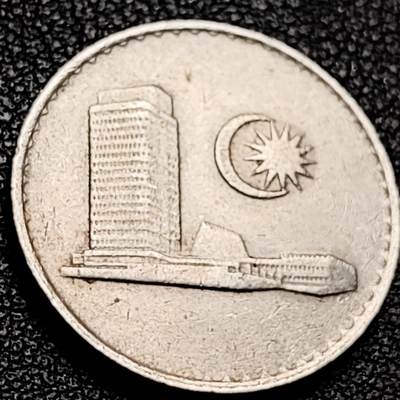 泉币菌-第206场-拍品多 请提前出价 1988年 马来西亚20分 国会大厦 24mm