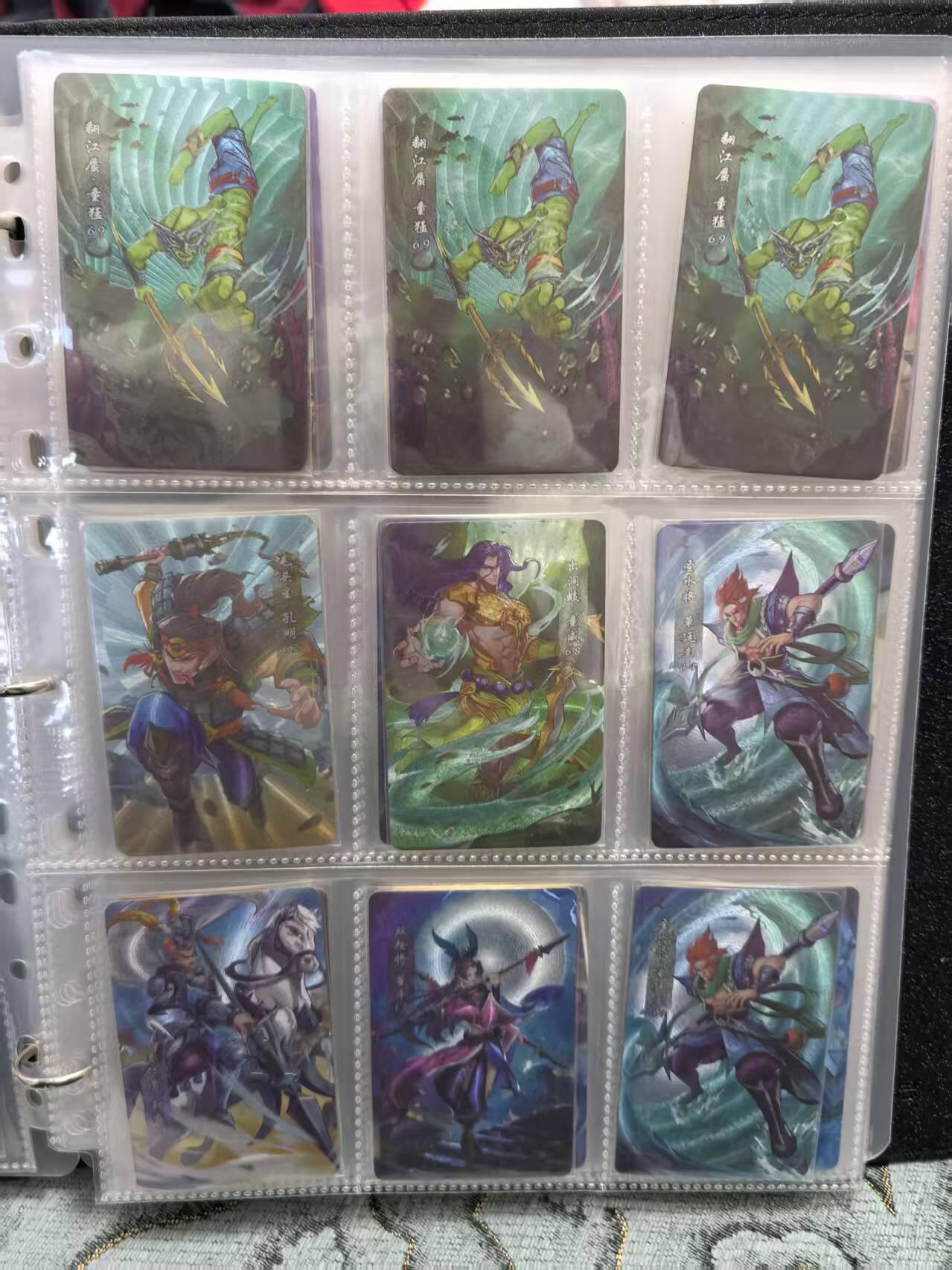 卡牌限时031期专场（21号晚21点截拍） 小浣熊2021水浒众筹大闪卡40张，含错版朱富10张，扈三娘，穆弘等稀少大卡，出厂品相，第一批货源！非后期放水卡！