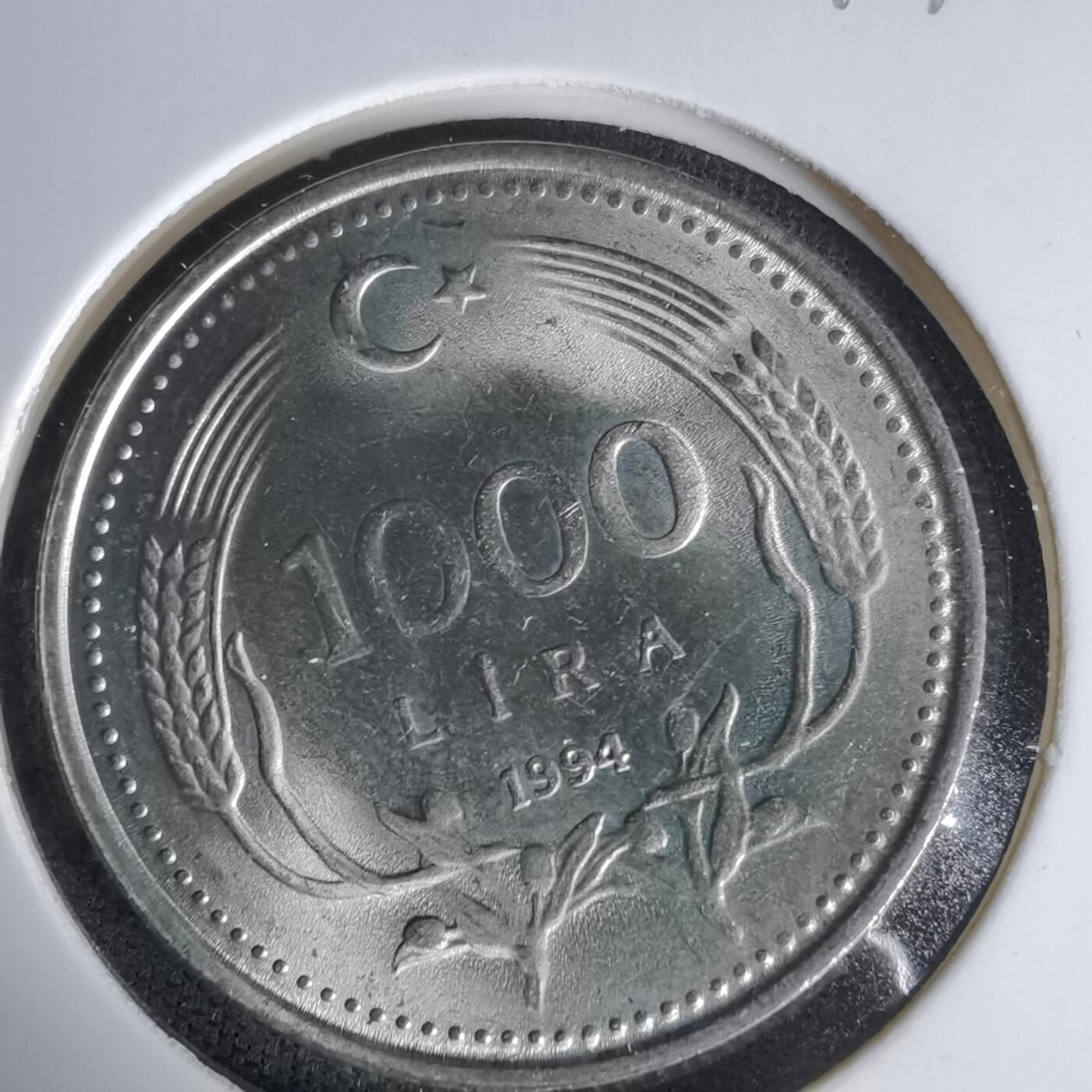 沼泽如烟--第1017场 土耳其1994年1000里拉