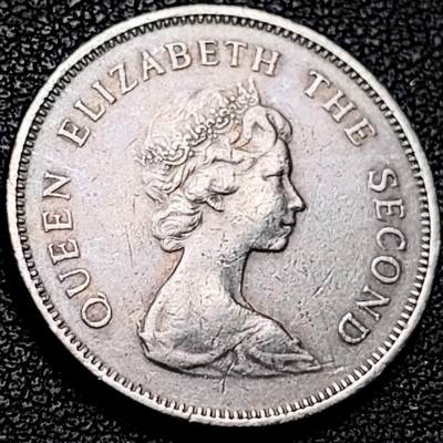 泉币菌-第206场-拍品多 请提前出价 1978年 英属香港壹圆镍币 伊丽莎白二世25mm