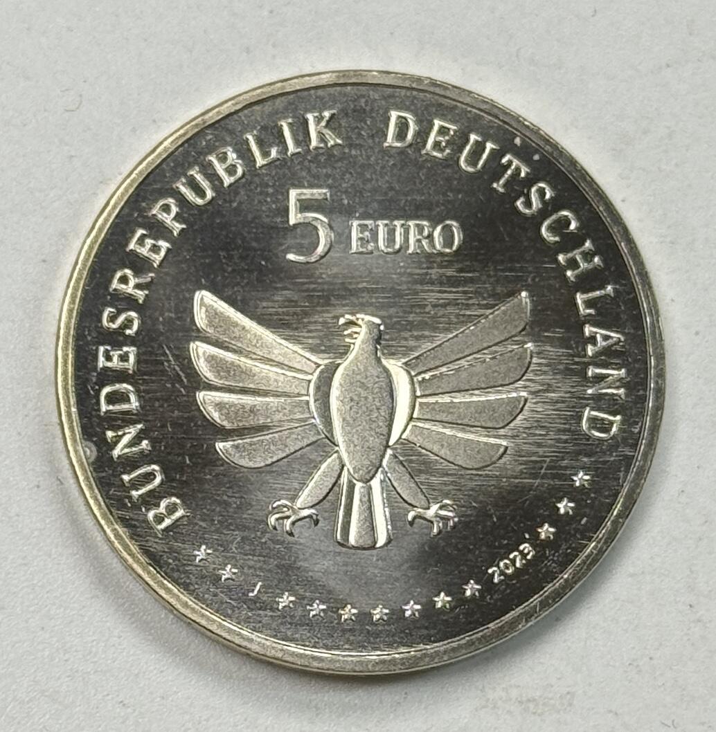 S&S Numismatic世界钱币-拍卖 第122期  德国2023年 昆虫乐园-蜻蜓 5欧元彩色纪念币