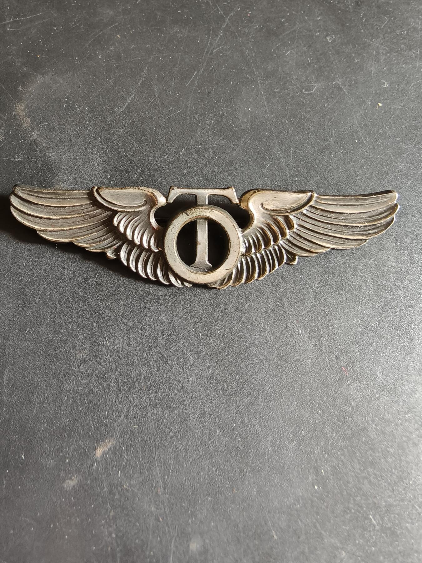 老王徽章第186期 美国二战陆军航空兵技术观察员技能章     3英寸     Gemsco厂