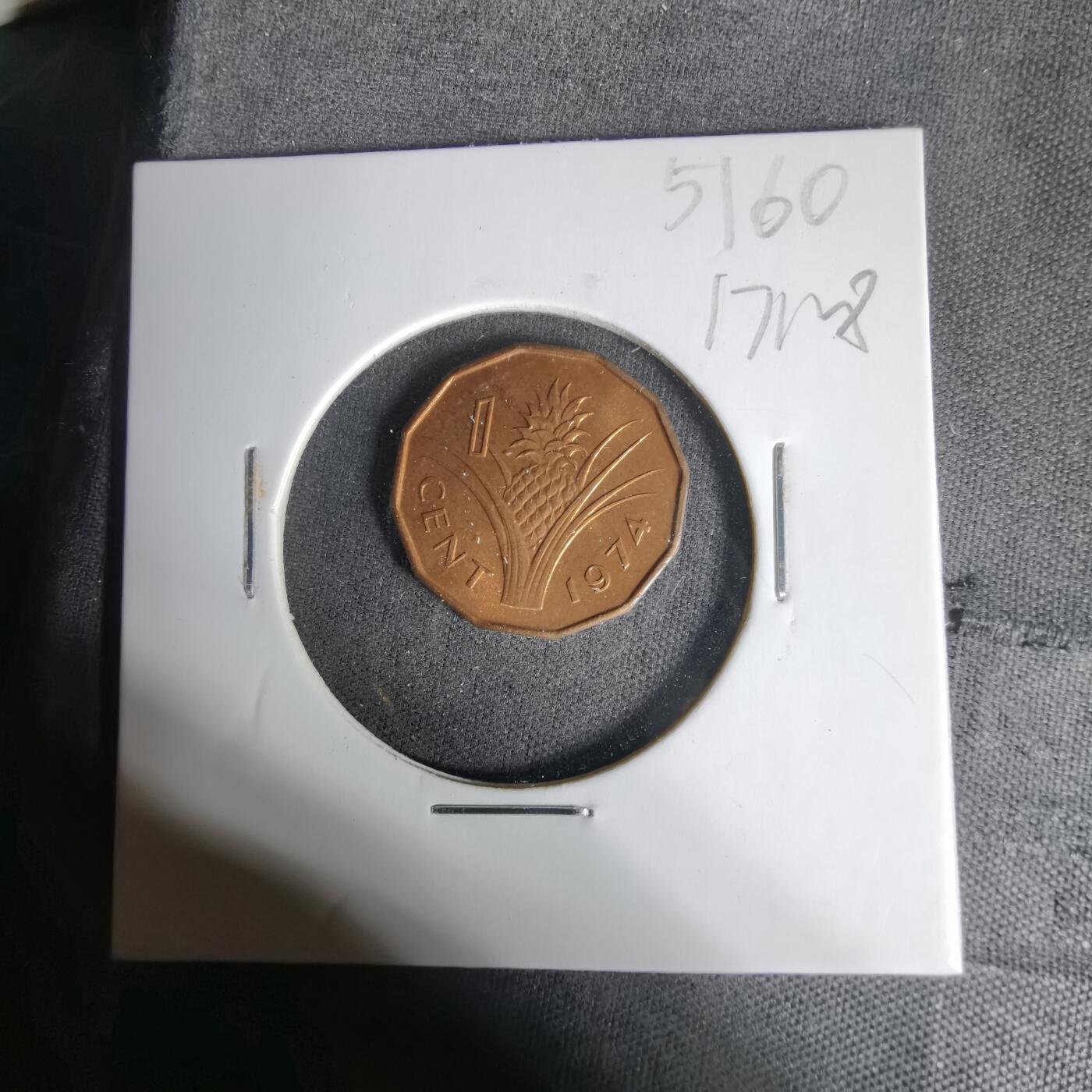 沼泽如烟--第1017场 斯威士兰1974年一分