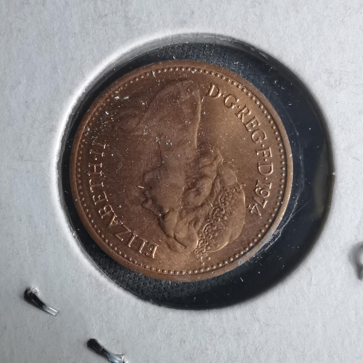 沼泽如烟--第1017场 英国1974年半便士