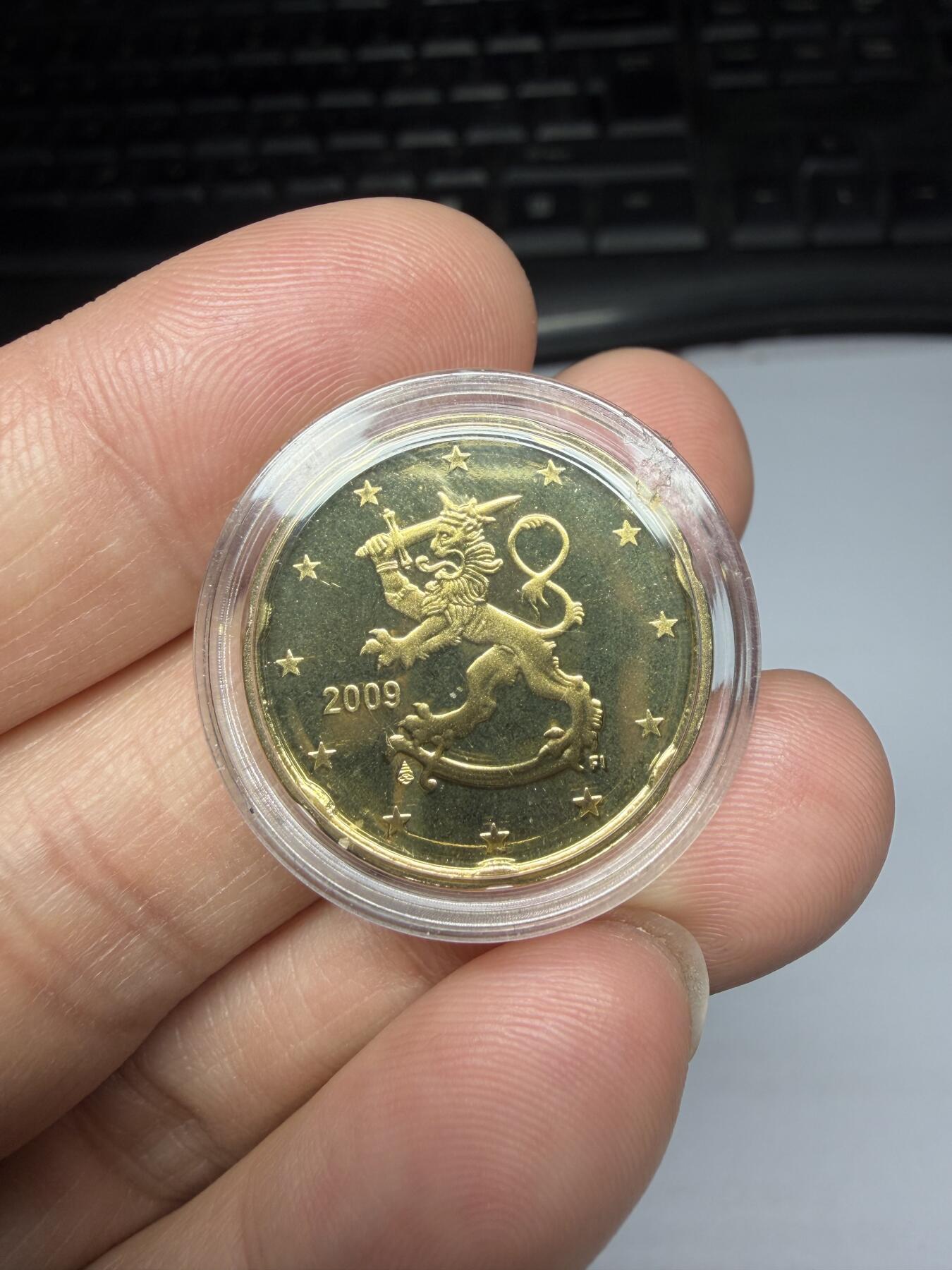 2026年集古藏今外币拍卖第三期-第1场—（总第311拍），可以寄存60天，满160元包邮。 2009年精制20欧分