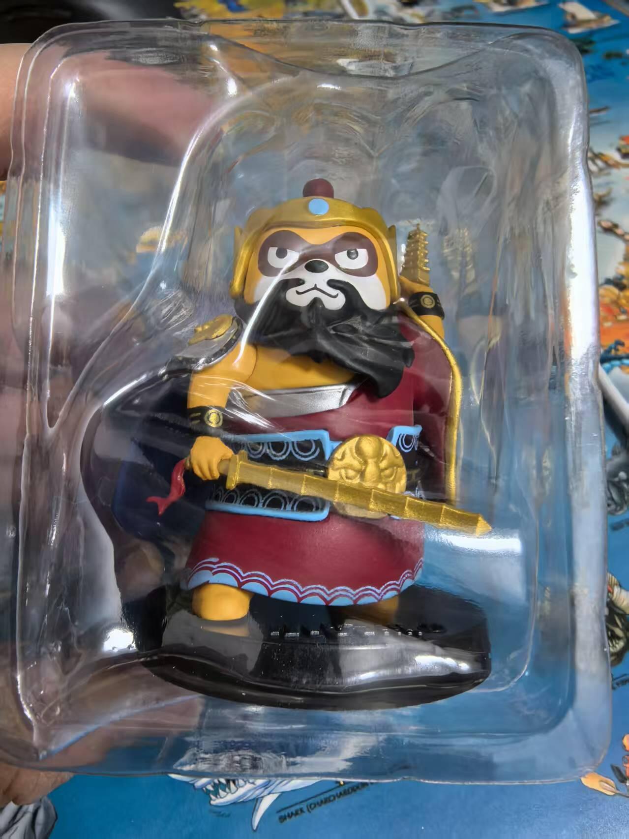 卡牌限时031期专场（21号晚21点截拍） 小浣熊手办公仔，第三弹手办大隐藏，晁盖（大隐藏款），众筹版带底座，拆检，带卡，非市售版！非廉价版！