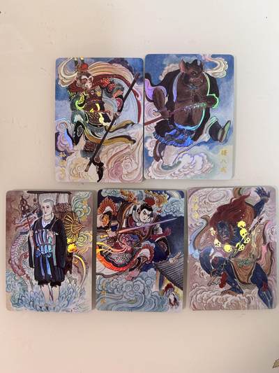 卡牌限时031期专场（21号晚21点截拍） - 超吉梦 天命封神第一弹 西游师徒 彩闪工艺5张