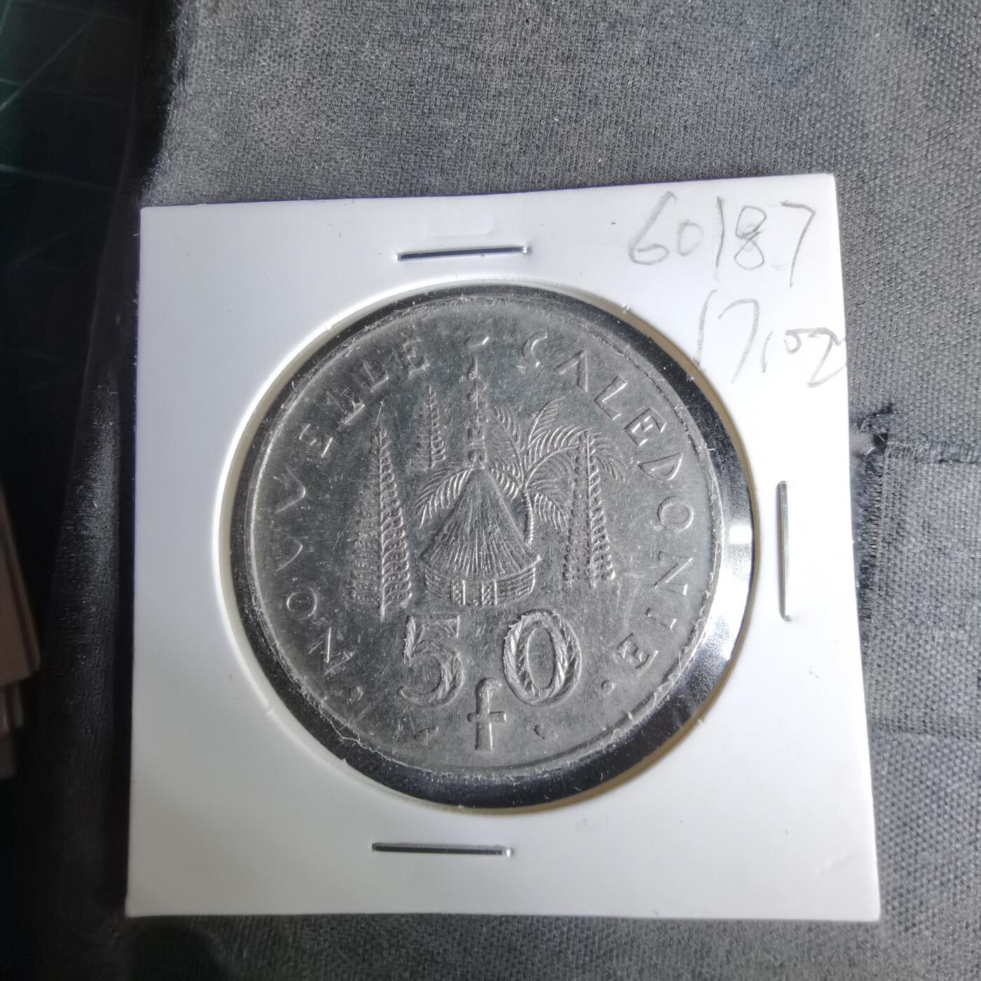 沼泽如烟--第1017场 法属新喀里多尼亚1972年50法郎