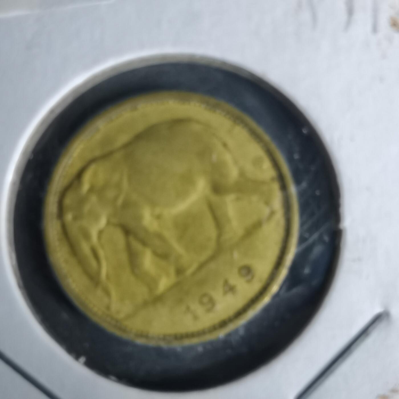 沼泽如烟--第1017场 比属刚果1948年1法郎大象