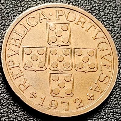 泉币菌-第206场-拍品多 请提前出价 1972年 欧洲葡萄牙 50分铜币 22.6mm