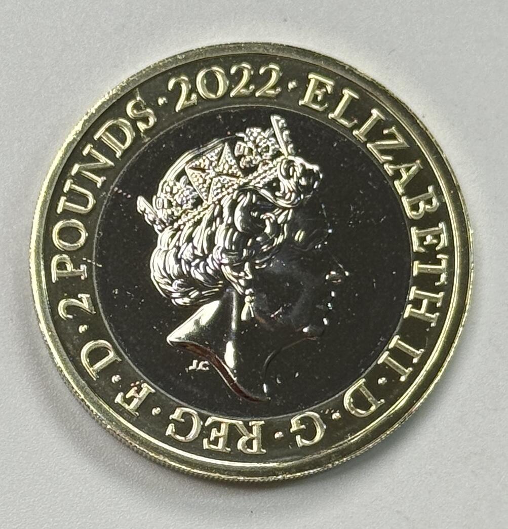 S&S Numismatic世界钱币-拍卖 第122期  英国2022年 “军队甜心”维拉·琳恩女爵士 2英镑双色纪念币 BU