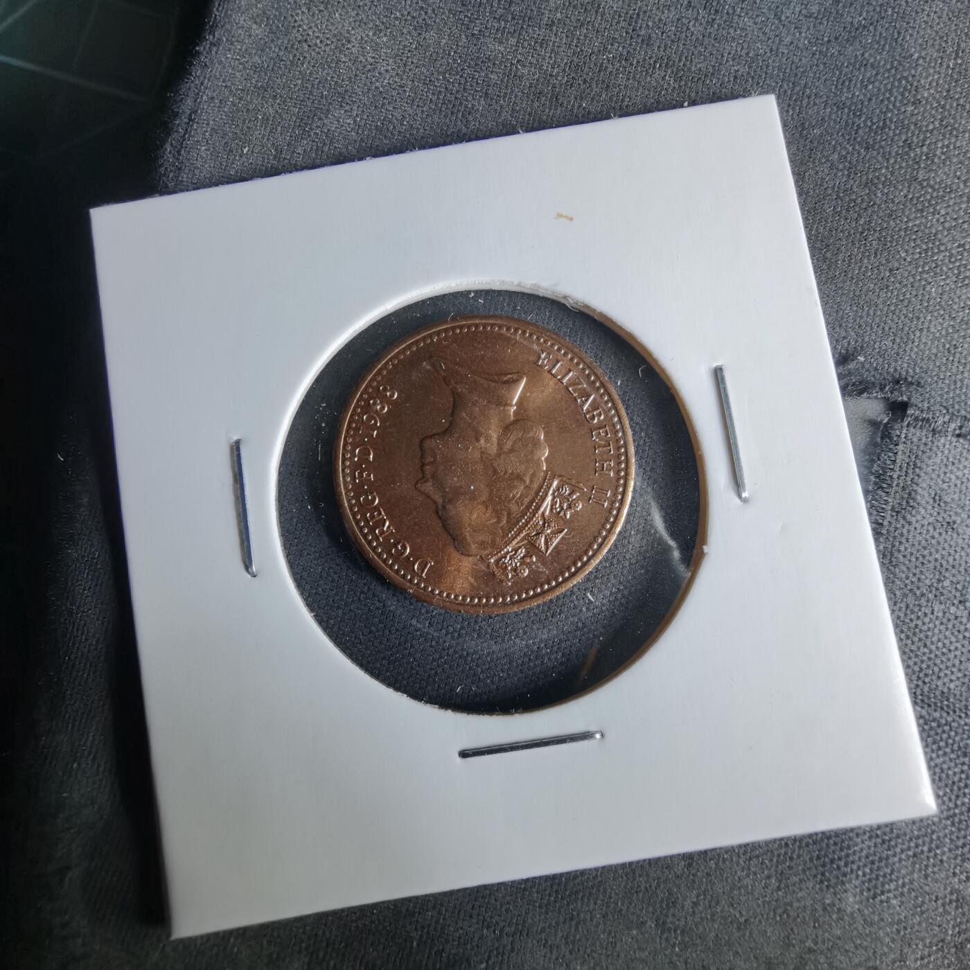 沼泽如烟--第1017场 英国1988年1便士