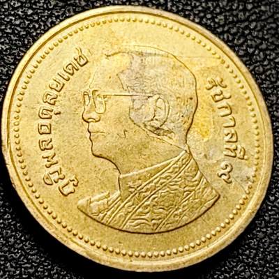 泉币菌-第206场-拍品多 请提前出价 泰国2铢铜币 22mm 金山寺