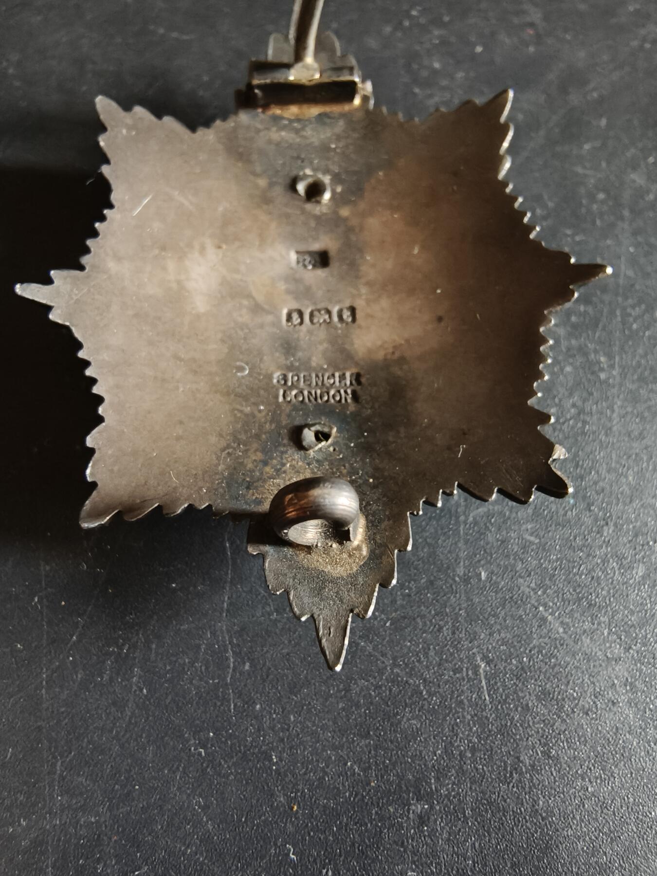 老王徽章第186期 英国共济会女子协会星芒    925银质珐琅    18.9g