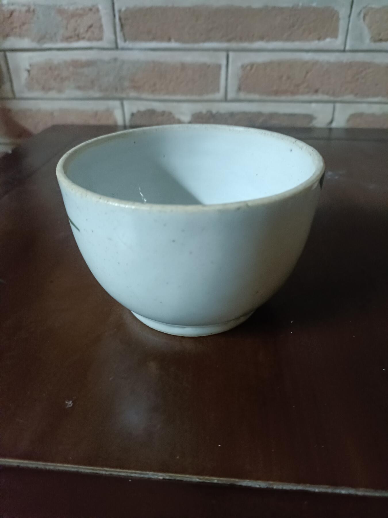 明晚清初时期斗彩墩式碗