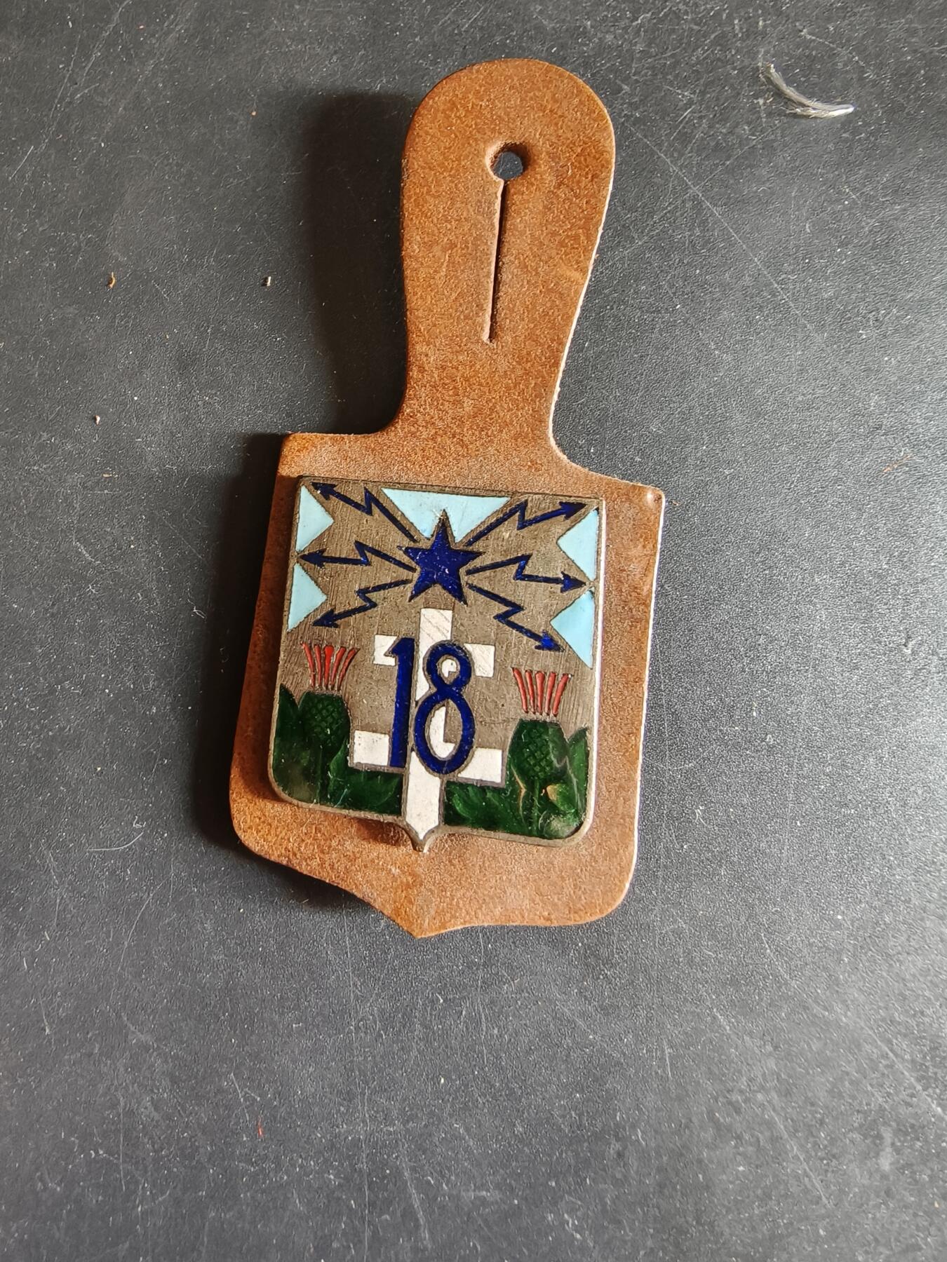 老王徽章第186期 法国陆军第18通信团证章