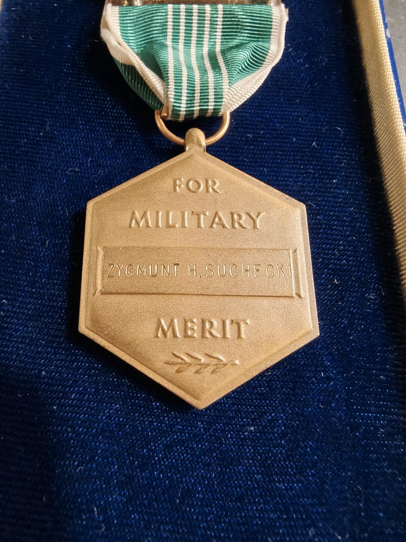 老王徽章第186期 美国陆军军事功绩奖章 原盒带略和珐琅略 少见全套   实发带名字