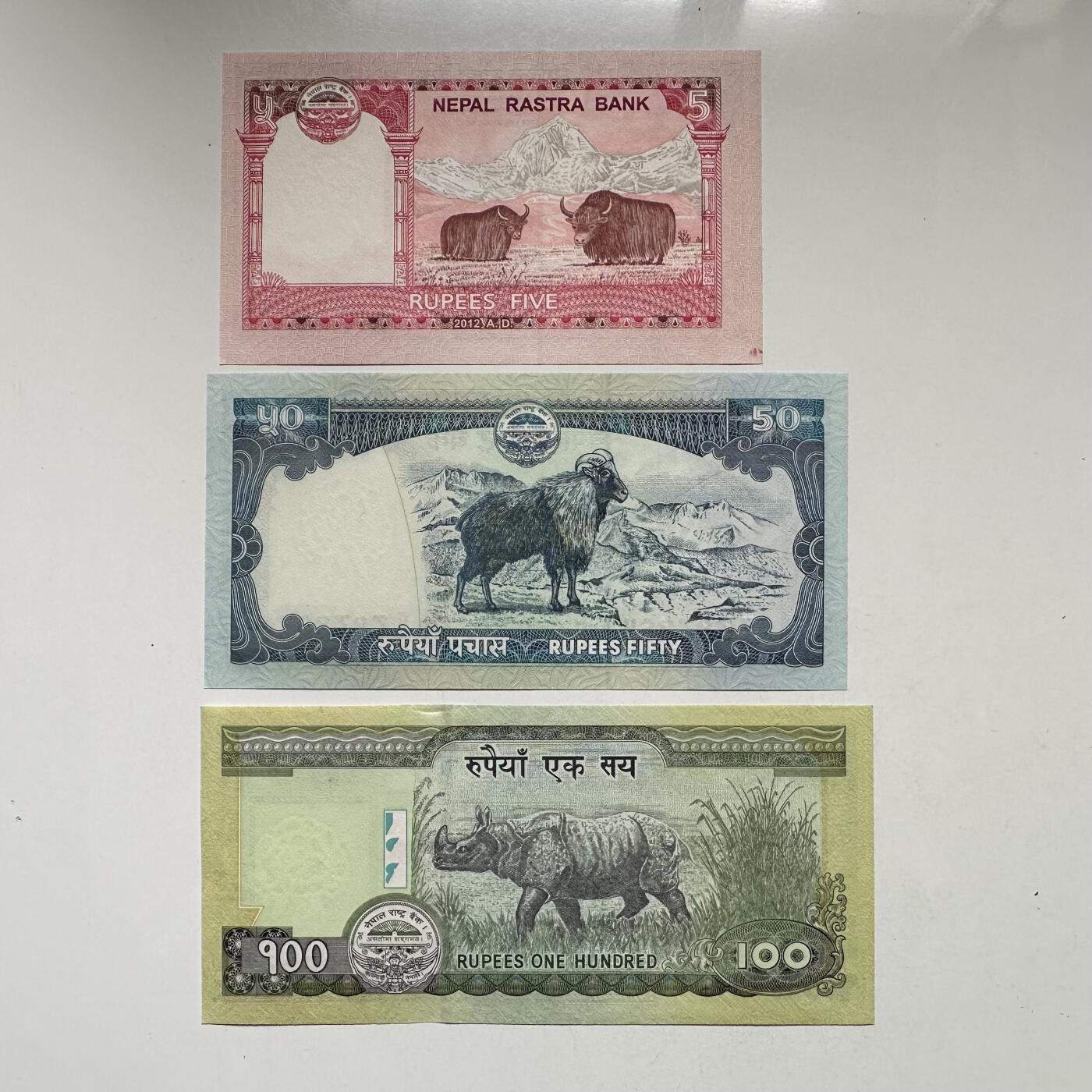 🌹外币初藏🌹🐯2026年第27场   每周二四六晚8️⃣点 接代拍 尼泊尔珠峰系列纸币三张