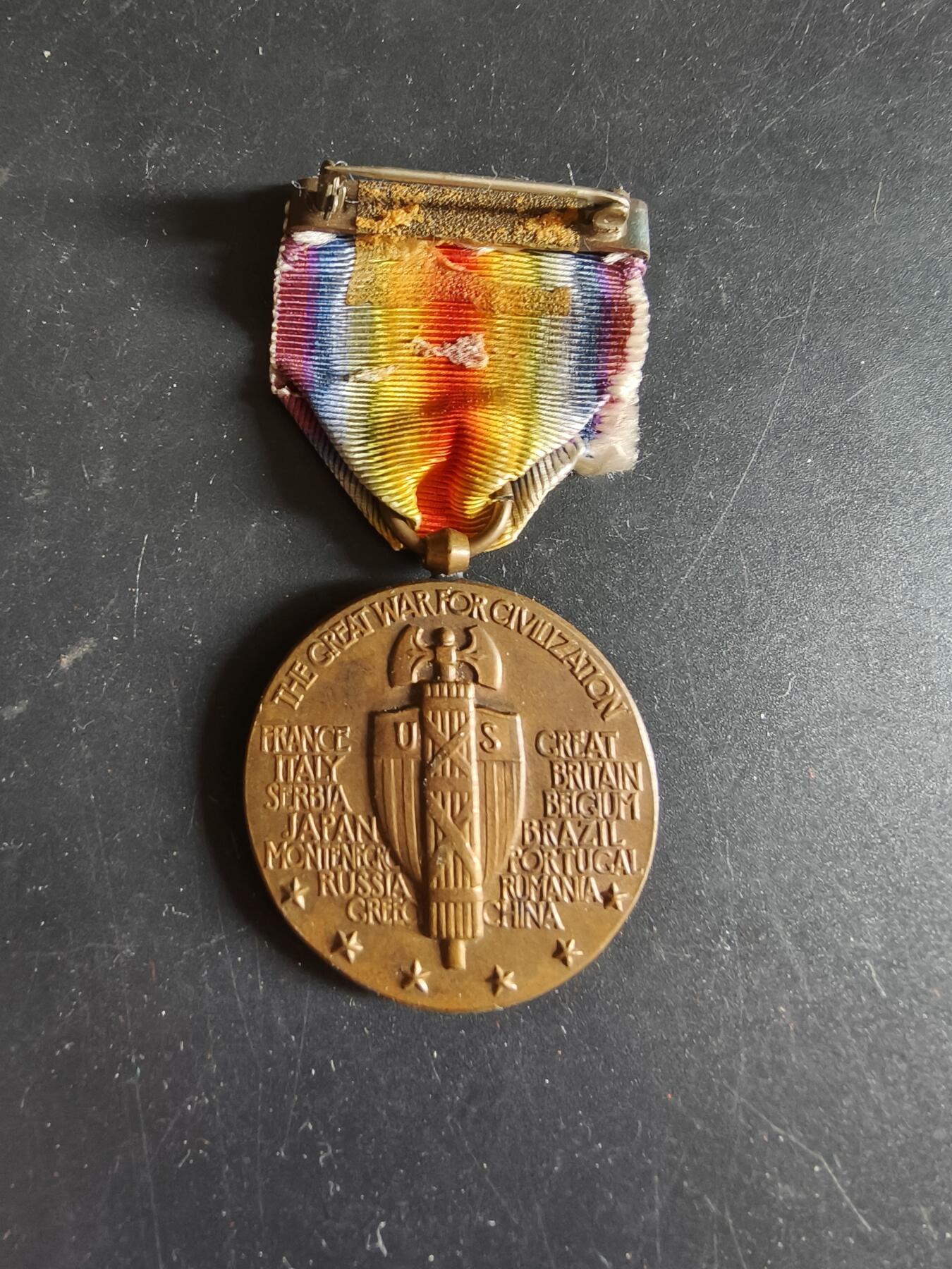 老王徽章第186期 美国一战胜利奖章