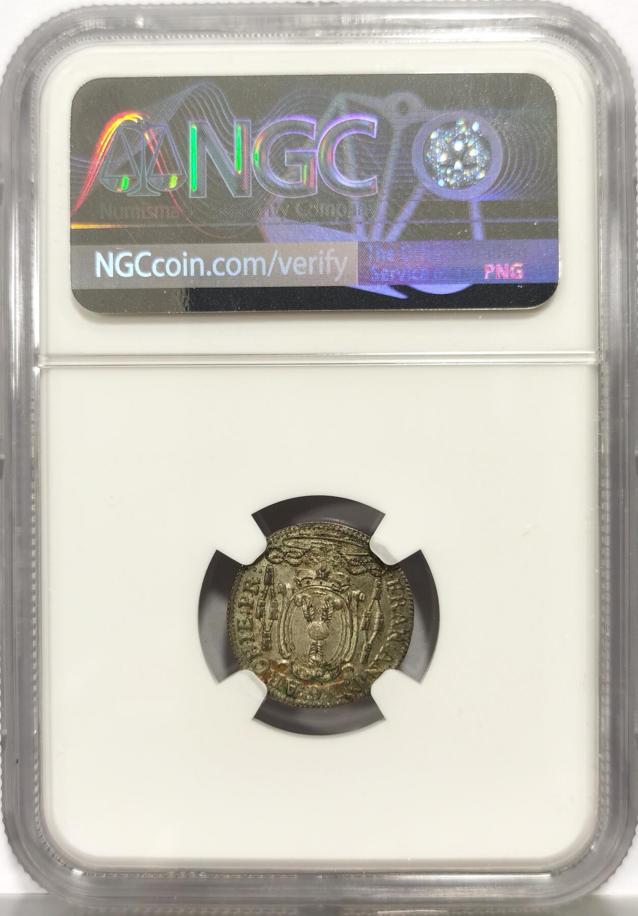 博洋堂世界钱币拍卖第164期（全场包邮） NGC MS64 神罗奥地利萨尔茨堡1709年2克鲁泽银币，大主教弗朗茨·安东统治时期，稀见品种，仅有2枚更高分