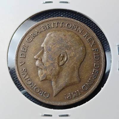 KK钱币收藏小铺   第404期 2月预留时间 周末发货 -  1921英国1便士铜币