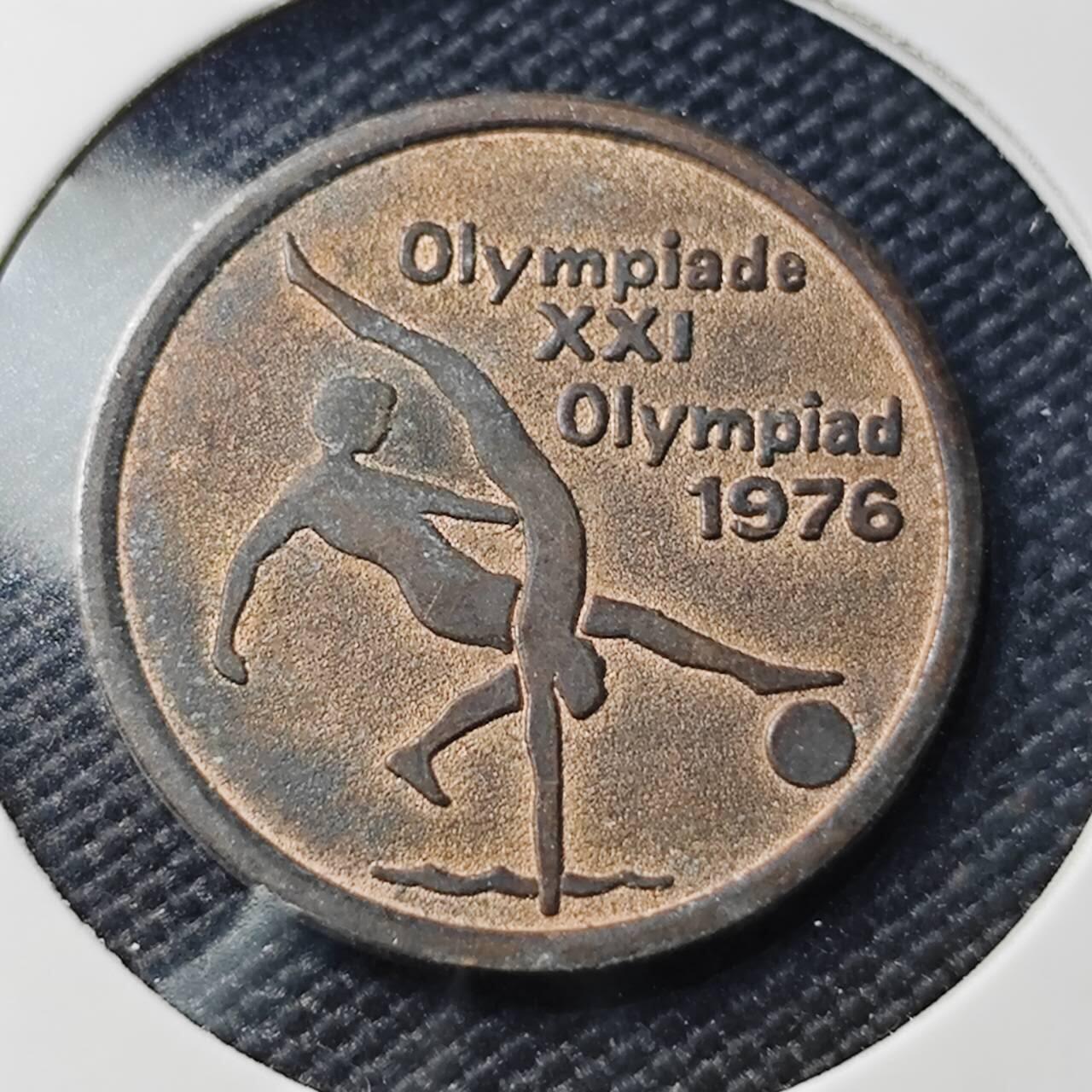 KK钱币收藏小铺   第404期 2月预留时间 周末发货  1976加拿大奥运纪念章