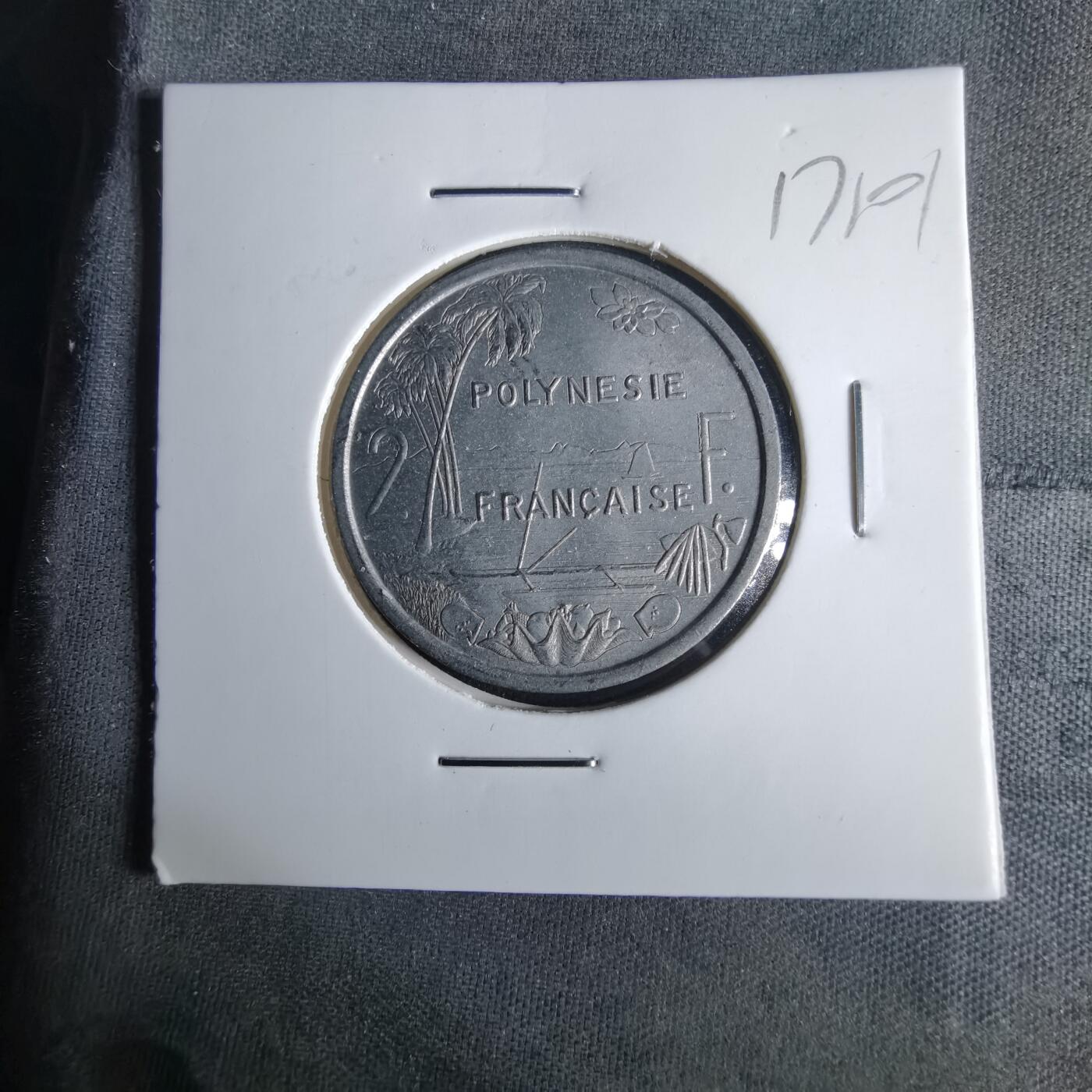 沼泽如烟--第1017场 法属波利尼西亚1975年2法郎