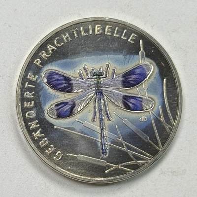 S&S Numismatic世界钱币-拍卖 第122期  - 德国2023年 昆虫乐园-蜻蜓 5欧元彩色纪念币