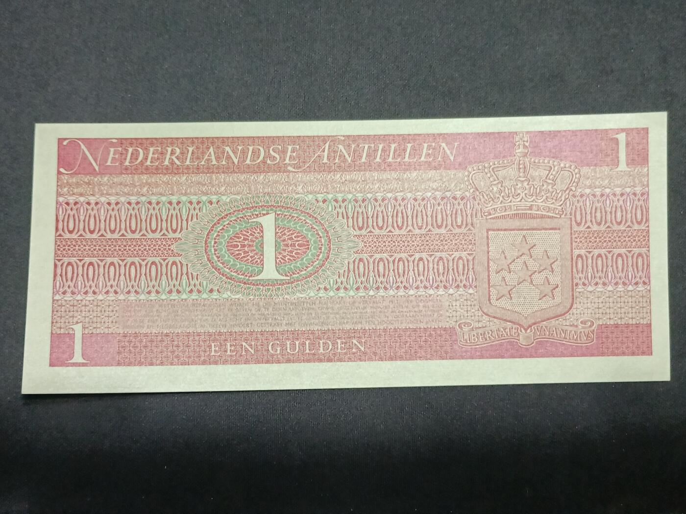 【游宝拍卖】丙午马年第10期 荷属安的列斯-1盾【1970年 全新UNC】