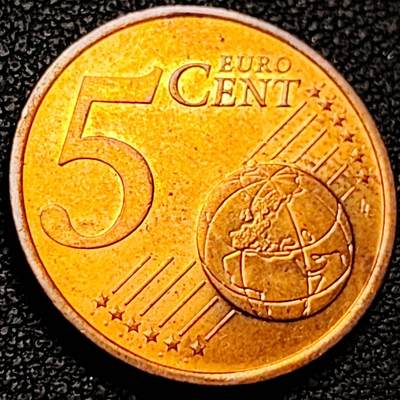 泉币菌-第206场-拍品多 请提前出价 原铜光极美 2011年法国5欧分硬币 玛丽安娜 21MM 