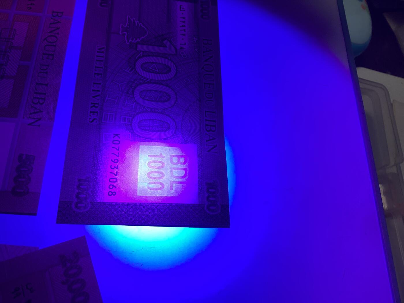 黎巴嫩镑一整套1000～10000