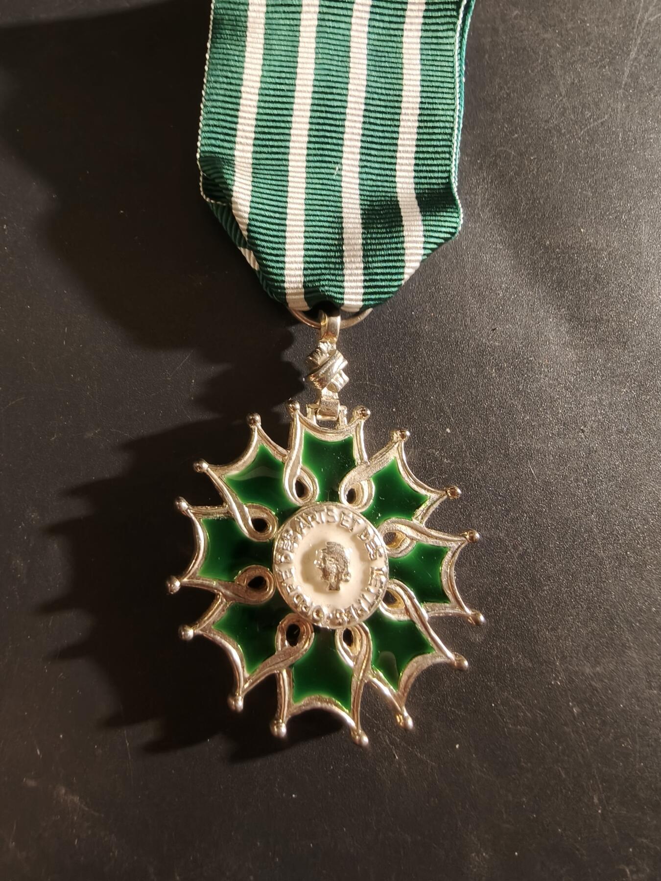 老王徽章第186期 法国骑士级文学艺术勋章    原盒