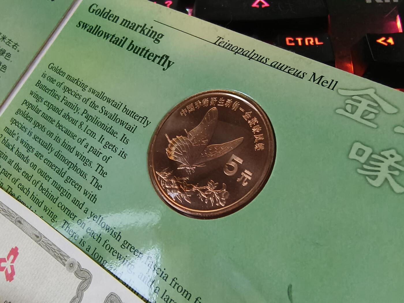 逸泉钱币2026A年十七场历代古钱世界纸钞纪念币钱币专场A2575-3175  29-68 A5精美金斑缘凤蝶纪念币精装卡册