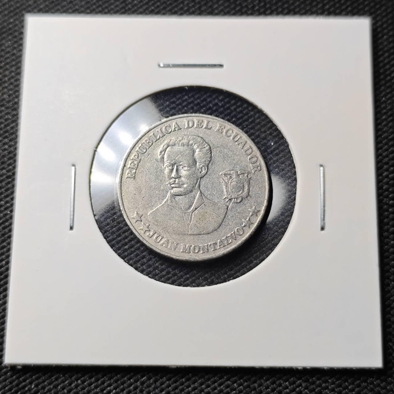 KK钱币收藏小铺   第404期 2月预留时间 周末发货  厄瓜多尔5分