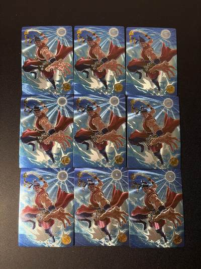 NO.26 好又多金牌大场，夯爆了的马年开门红！每周一站式配齐，方便凑单！（周6晚9点截拍，卖家免费送拍！） - 道义水浒 流沙粗闪卡 地煞热门人物 病大虫薛永九宫一套 共9张