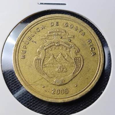 KK钱币收藏小铺   第404期 2月预留时间 周末发货 -  2000哥斯达黎加100科朗