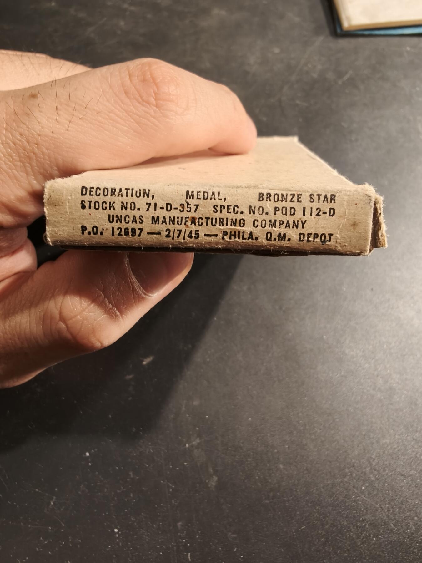 老王徽章第186期 美国铜星勋章    原盒