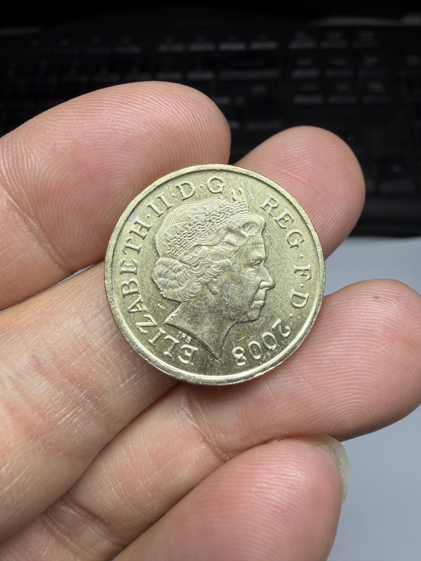 2026年集古藏今外币拍卖第三期-第1场—（总第311拍），可以寄存60天，满160元包邮。 2008年英国1英镑