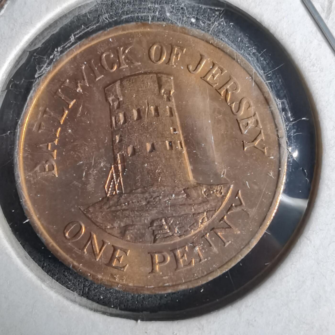 沼泽如烟--第1017场 泽西1985年1便士