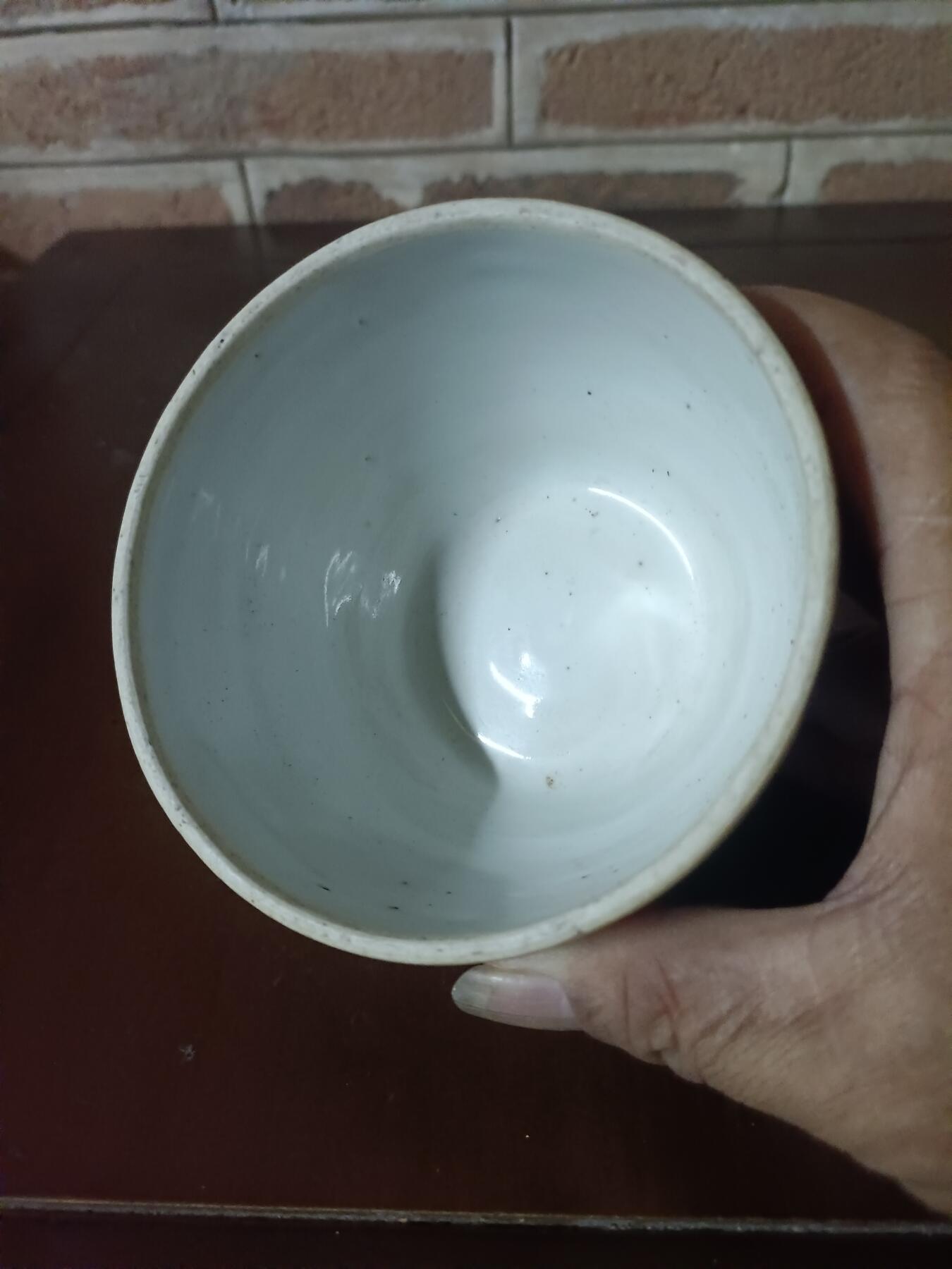 明晚清初时期斗彩墩式碗