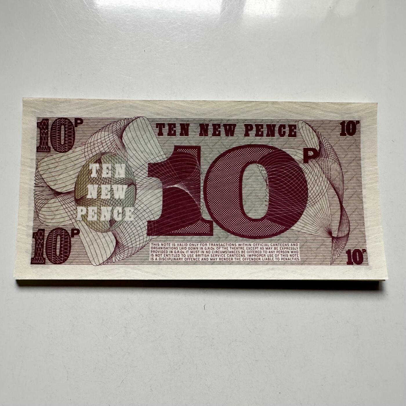 🌹外币初藏🌹🐯2026年第27场   每周二四六晚8️⃣点 接代拍 英国军票第6系列10新便士 全新10连号