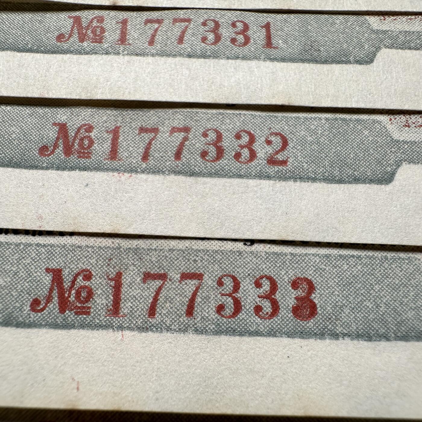 🌹外币初藏🌹🐯2026年第27场   每周二四六晚8️⃣点 接代拍 德国1918年阿尔托纳市 20马克紧急纸币 全新10连号 豹子号