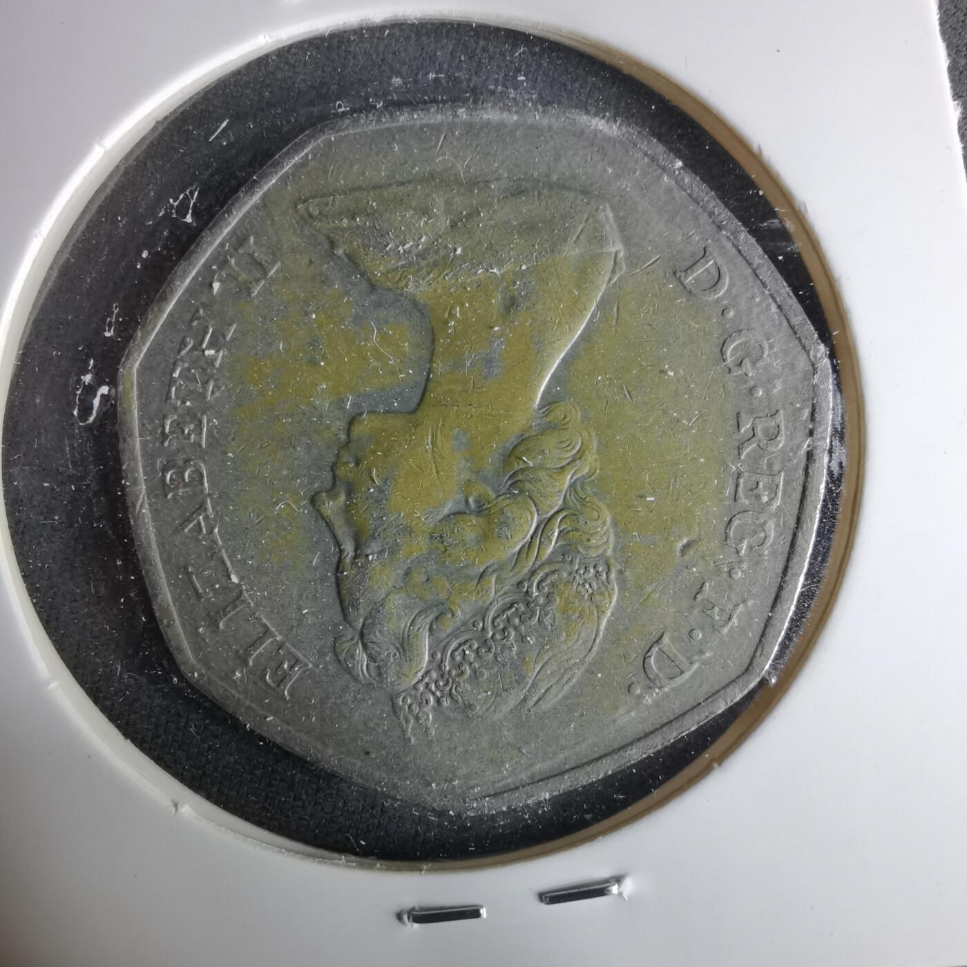 沼泽如烟--第1017场 英国1973年50便士